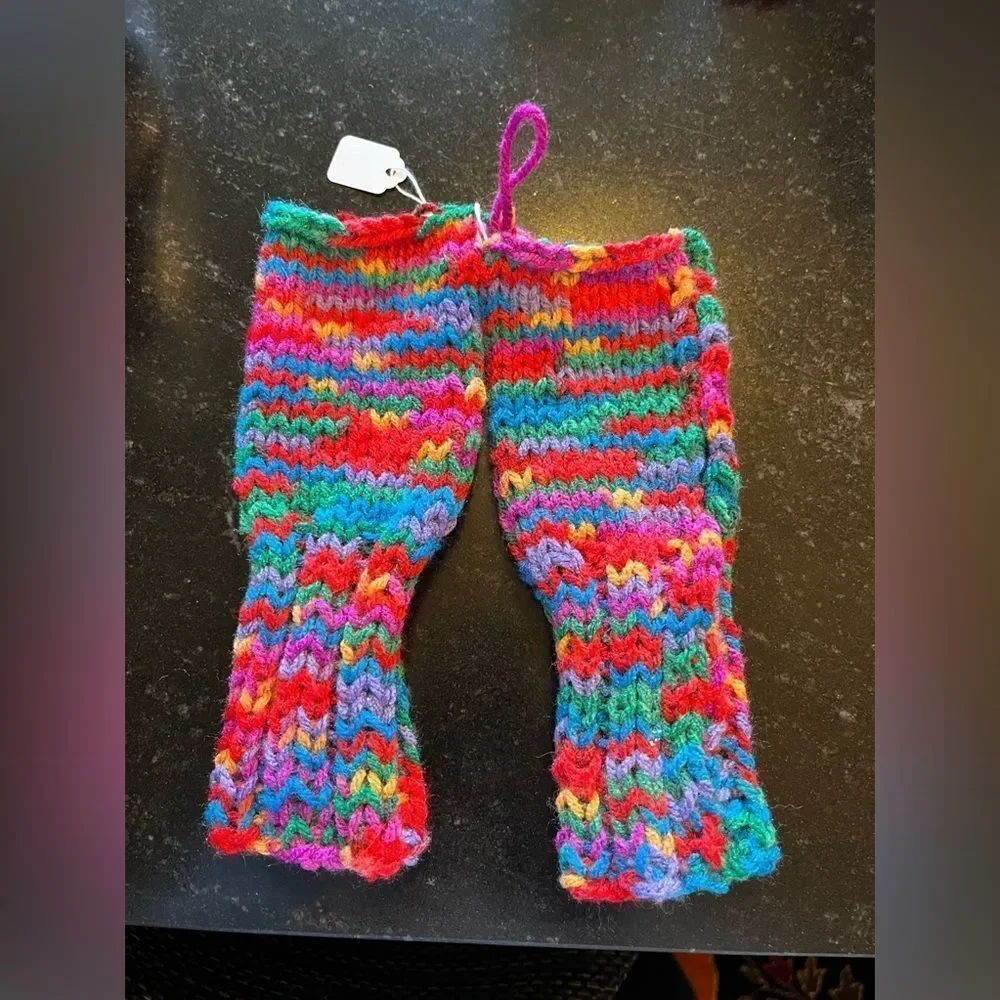 One of a kind- LIMITED EDITION Knit Hand Arm warmers Fingerless gloves mittens